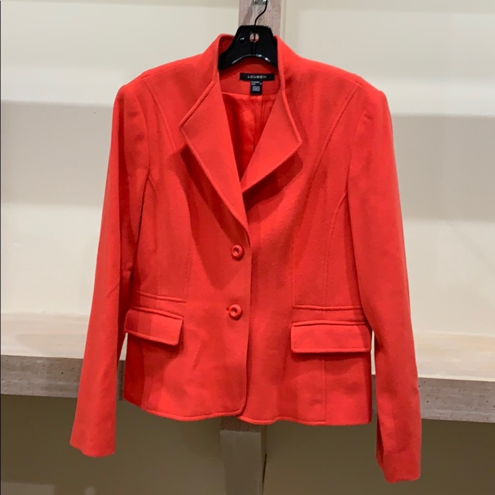 Louben fully lined wool blazer